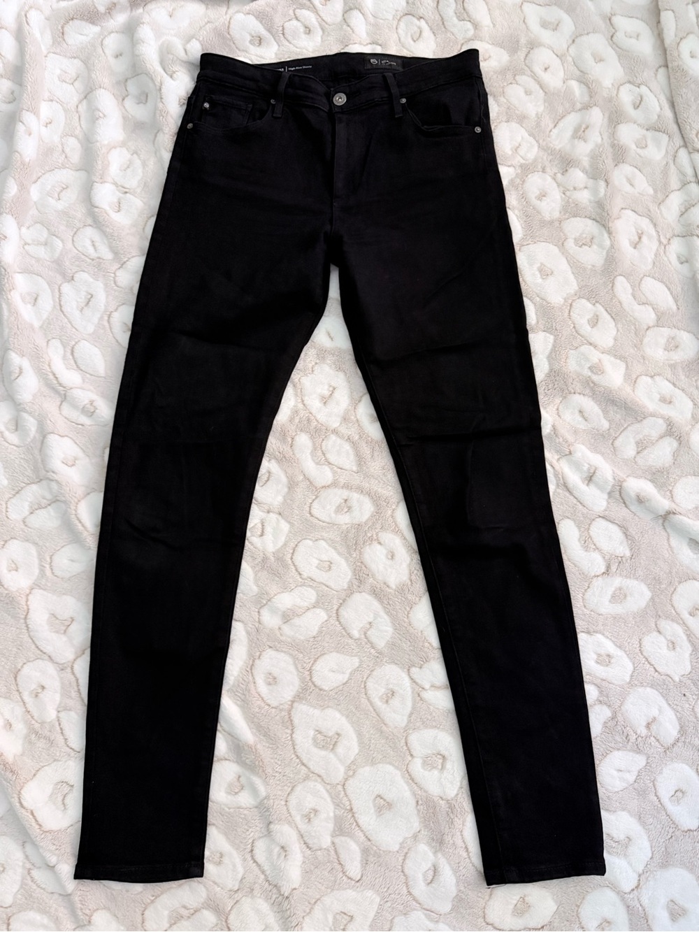 AG Classic Black Skinny Jeans Sz 28 E29
